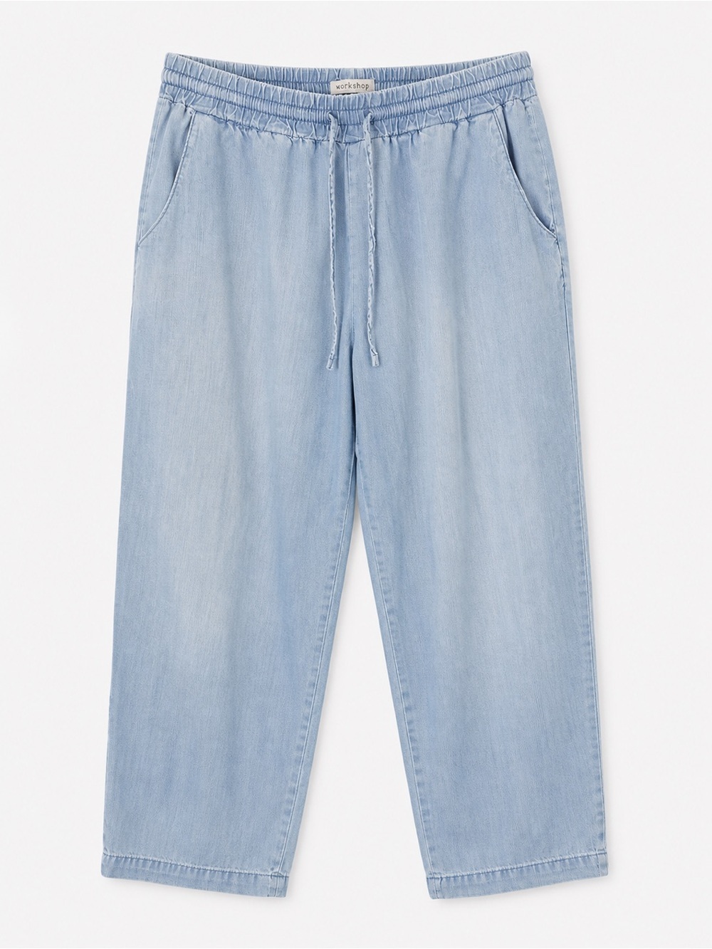 Workshop‎ Republic Clothing Light Blue Chambray Joggers